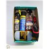 Image 1 : FLAT OF CAR CLEANING PRODUCTS SOME NEW SOME