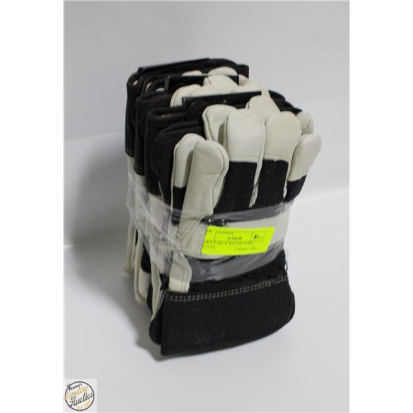 6 NEW PAIR OF WINTER WORK GLOVES