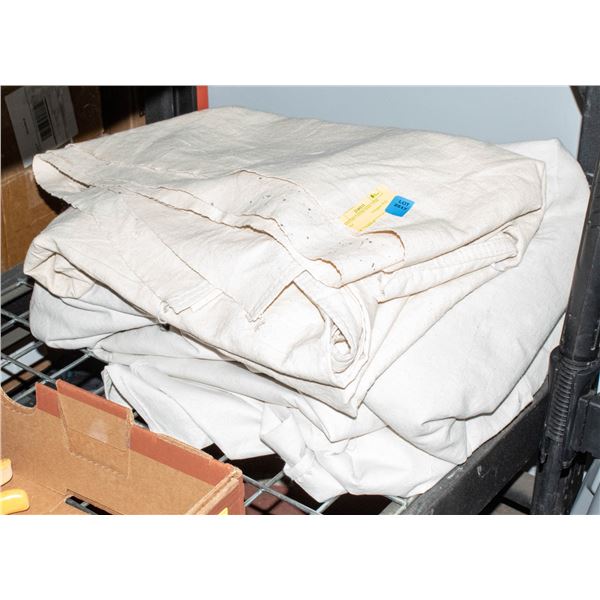 PAINTERS CLOTHS 16'X4', 12'X8', 12'X4'