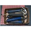 Image 1 : TRAY OF 5 GREASE GUNS