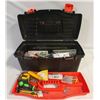 Image 1 : BLACK & DECKER TOOLBOX WITH TOOLS AND HARDWARE