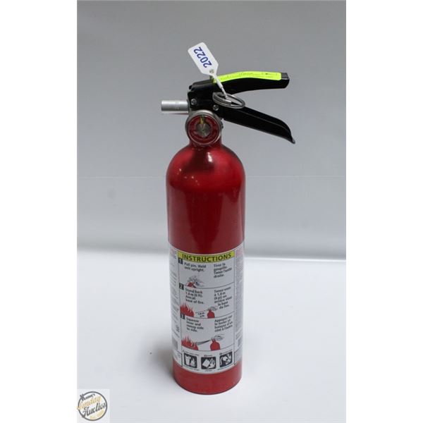 2LB FULLY CHARGED FIRE EXTINGUISHER