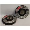 Image 1 : 4"X1/16"X5/8"  SUPER THIN METAL GRINDING DISKS
