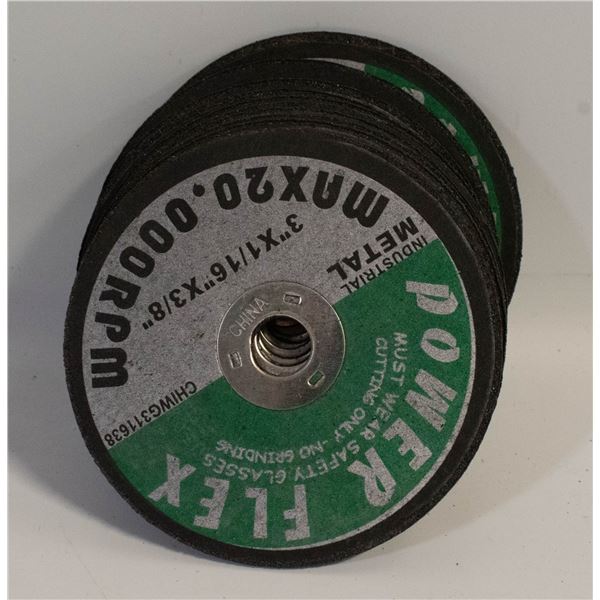 POWER FLEX INDUSTRIAL METAL GRINDING DISKS SET OF