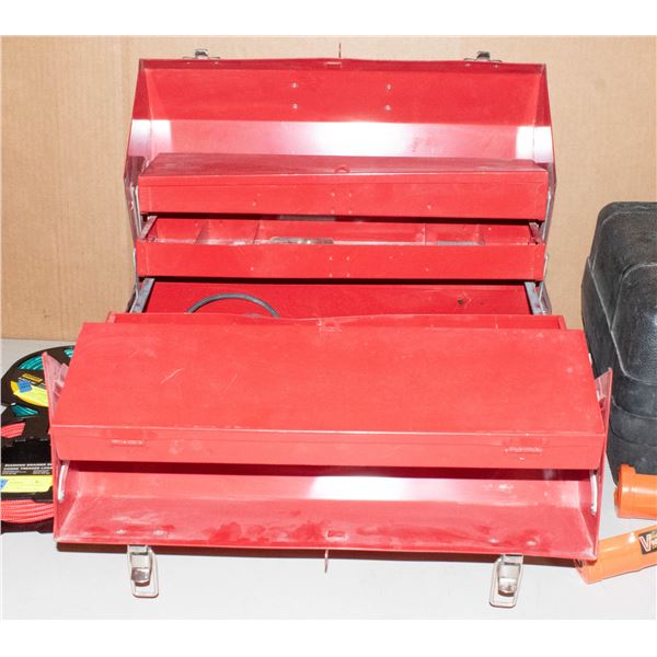 TOOLBOX WITH TIMING LIGHT, SOCKETS, WRENCHES