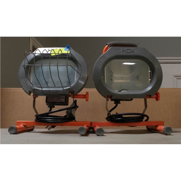 (2) HDX WORK LIGHTS