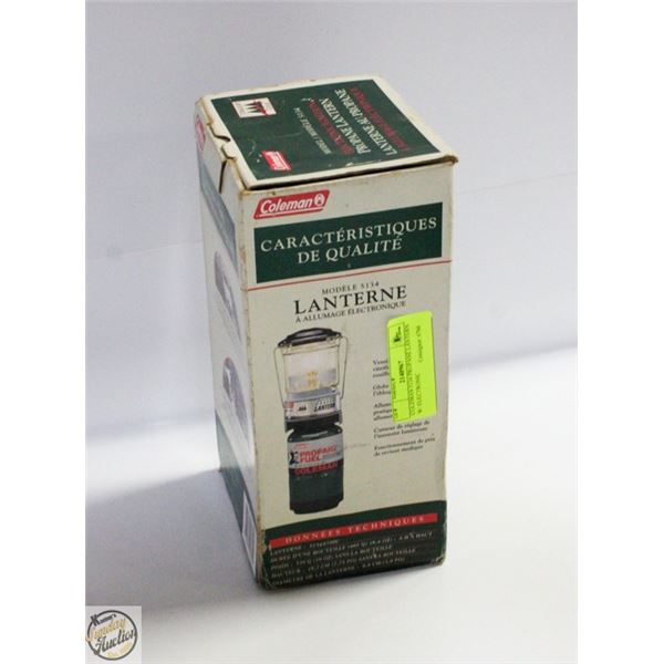 COLEMAN 5134 PROPANE LANTERN W/ ELECTRONIC