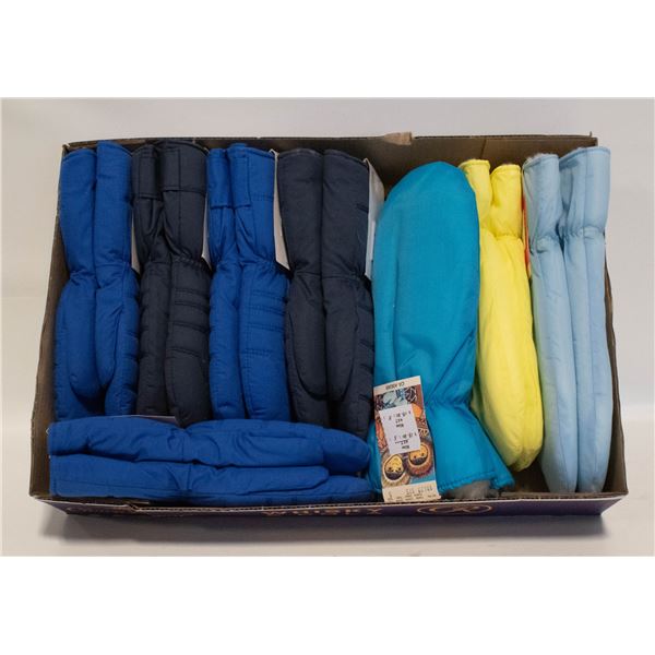NEW 8 PAIRS KIDS MITTENS