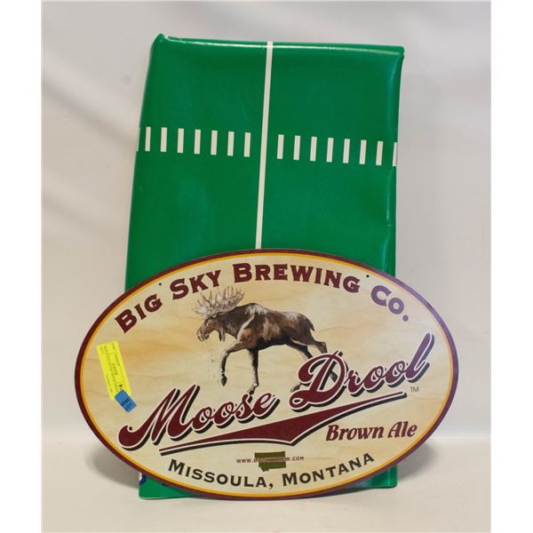 MAN-CAVE DÉCOR: MOOSE DROOL SIGN;