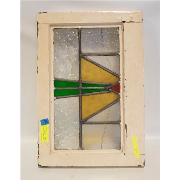 1920 STAINED GLASS WINDOW