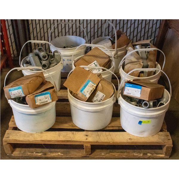 ELECTRICAL NEW UNUSED METAL CONDUIT BODIES,