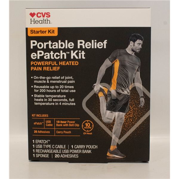 CVS HEALTH STARTER KIT PORTABLE RELIEF EPATCH KIT