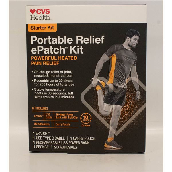 CVS HEALTH STARTER KIT PORTABLE RELIEF EPATCH KIT