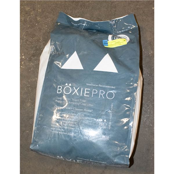 28LBS BOXIEPRO PROBIOTIC CLUMPING CAT LITTER