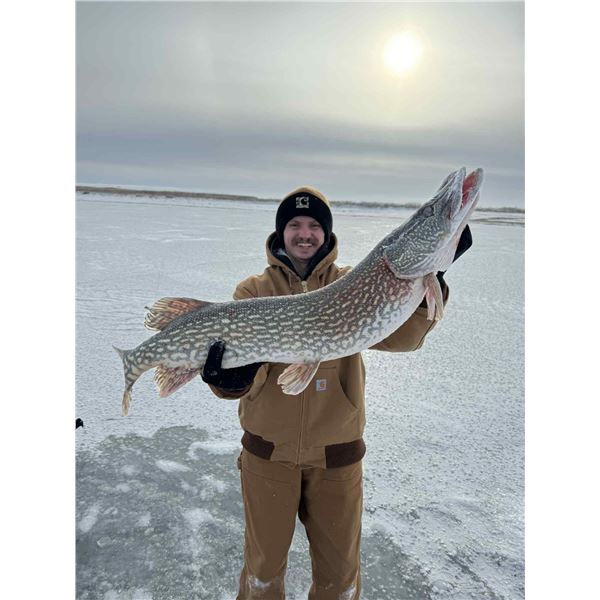 3 Day/3 Night North Dakota Ice Fishing and Spearing trip for Two