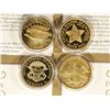 Image 3 : 4 GOLD PLATED CLASSIC US GOLD COINS: 1907