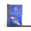 Image 2 : 1986-S US STATUE OF LIBERTY PF HALF DOLLAR IN BOX