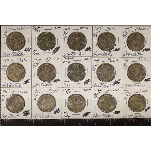 15-1964 GREAT BRITAIN TWO SHILLING / 1 FLORIN UNC