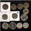 Image 1 : 12 JFK HALF DOLLARS: 1971-2011.  INCLUDES UNC & PF