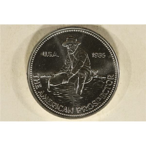 1 TROY OZ .999 FINE SILVER AMERICAN PROSPECTOR