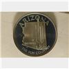 Image 1 : .51 OZ. PROOF STERLING SILVER "ARIZONA" ROUND
