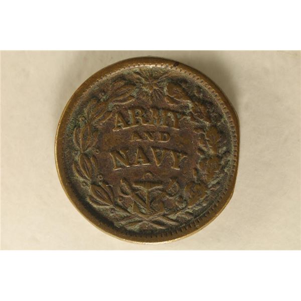 CIVIL WAR TOKEN ARMY & NAVY "THE FEDRAL UNION