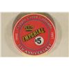 Image 2 : $5 IMPERIAL CASINO HOTEL CASINO CHIP. 1997  5TH