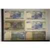 Image 2 : 6 INDONESIA 1000 RUPIAH BILLS: 1-1987, 3-1992 &