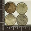 Image 2 : 4 IRAN SILVER 1 RIAL COINS. .1236 OZ. ASW TOTAL