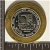 Image 2 : CASINO $10 SILVER TOKEN (UNC) RENO TAHOE CASINO