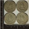 Image 2 : 1958-D,1962-D & 2-1964 WASHINGTON SILVER QUARTERS