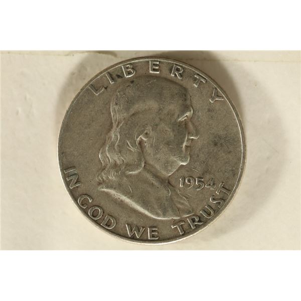 1954-D SILVER FRANKLIN HALF DOLLAR