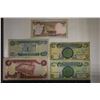 Image 2 : 5 ASSORTED IRAQ BILLS, 1/2 DINAR, 3-ONE DINAR & 1
