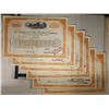Image 1 : 6 VINTAGE STOCK CERTIFICATES BALTIMORE AND OHIO