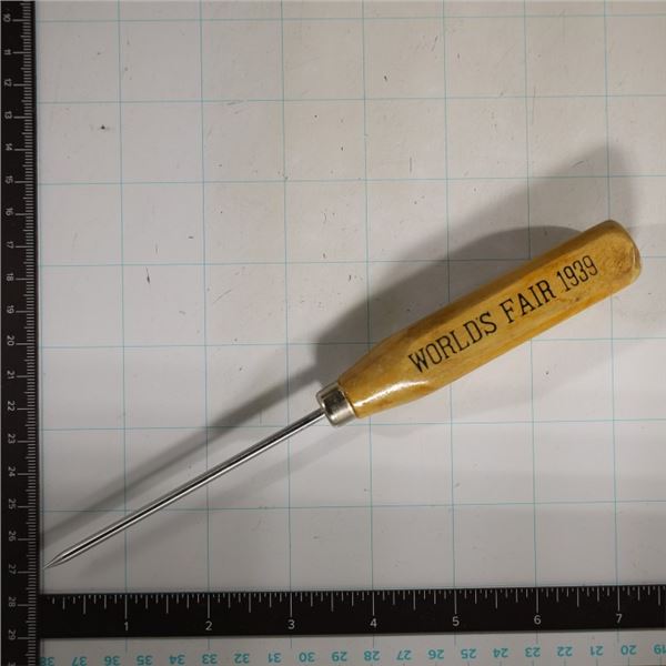 1939 SAN FRANCISCO WORLD'S FAIR LIKE NEW ICE PICK