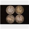 Image 1 : 1910, 11, 12 & 1913 CANADA SILVER 25 CENT COINS