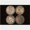 Image 2 : 1910, 11, 12 & 1913 CANADA SILVER 25 CENT COINS