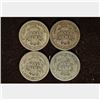 Image 2 : 1907, 11, 12-D & 1914 SILVER BARBER DIMES