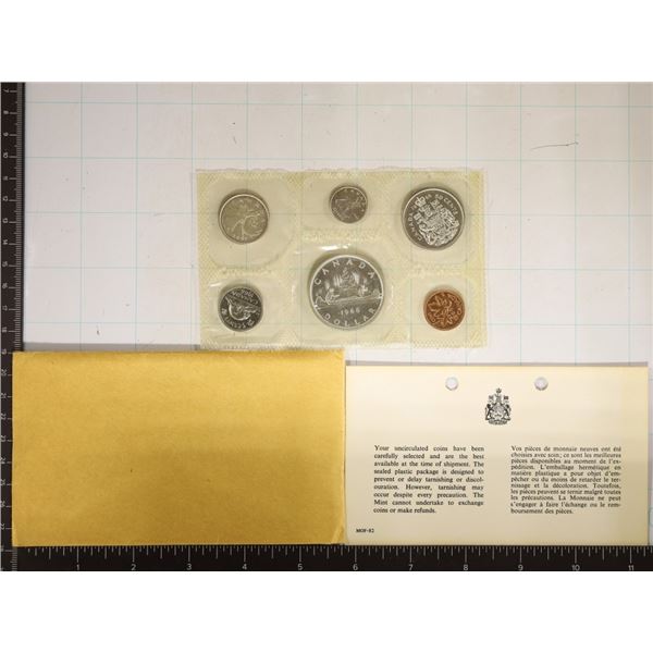 1.1 OZ. ASW 1966 CANADA PF SET WITH ENVELOPE