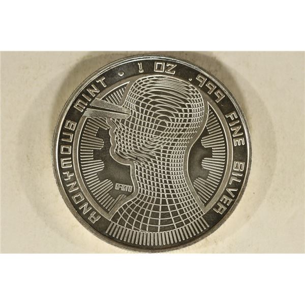 1 TROY OZ .999 FINE SILVER UNC PREMIER PEER TO