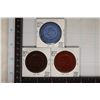 Image 2 : 3 CLAY CASINO CHIPS:1-25 AND 2-80