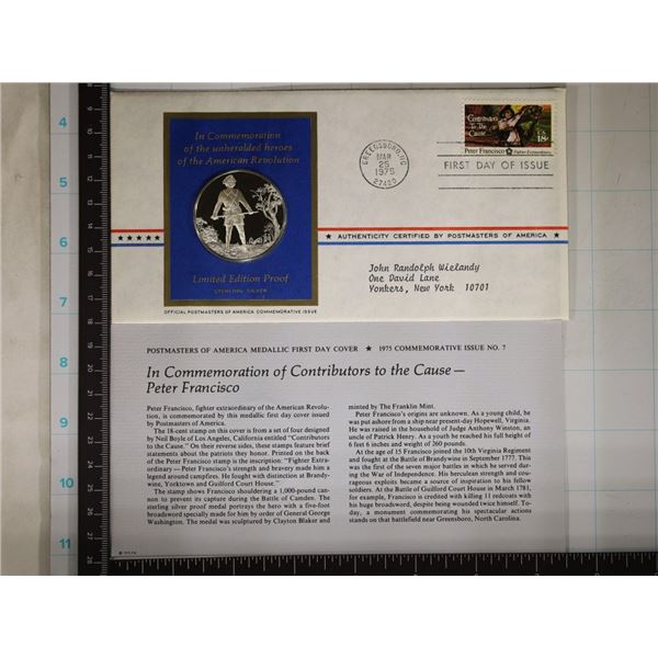 .8 OZ PROOF STERLING SILVER PF ROUND IN FDC