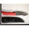 Image 2 : 9" DAMASCUS STEEL GUT HOOK HUNTING KNIFE. BRAND