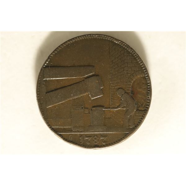 1787 CONDER TOKEN. THEY R MOSTLY 18TH CENTURY