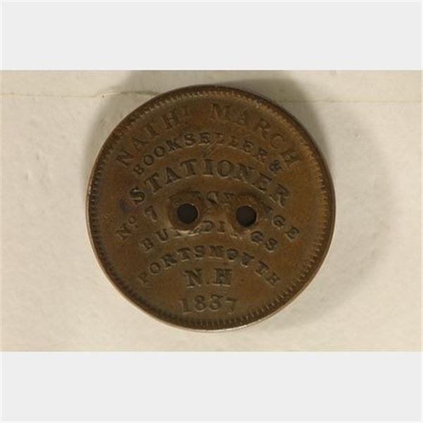 1837 HARD TIMES TOKEN WILLIAM SIMES & COMPANY