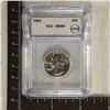 Image 1 : 1964 WASHINGTON SILVER QUARTER ICG MS64