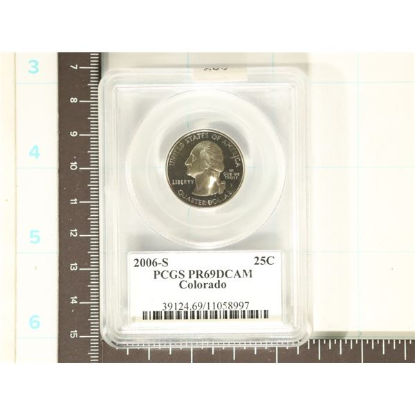 2006-S COLORADO QUARTER PCGS PR69 DCAM