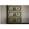Image 1 : 1935-G, 57 & 1957-A US $1 SILVER CERTS, STAR NOTES