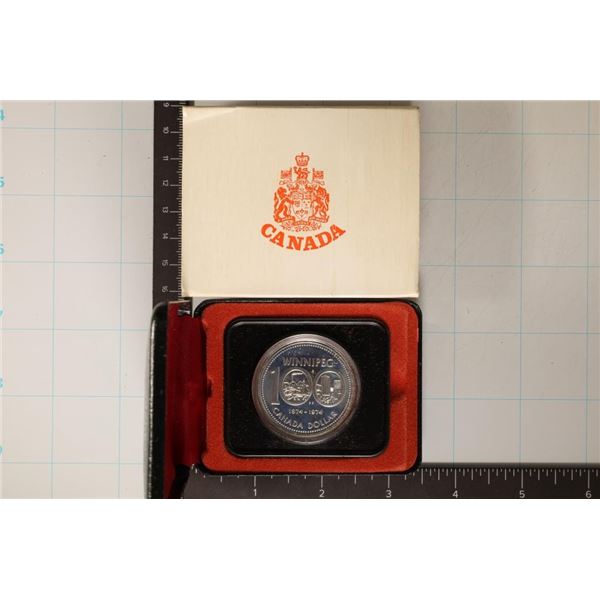 1974 CANADA PF WINNIPEG DOLLAR .3750 OZ. ASW