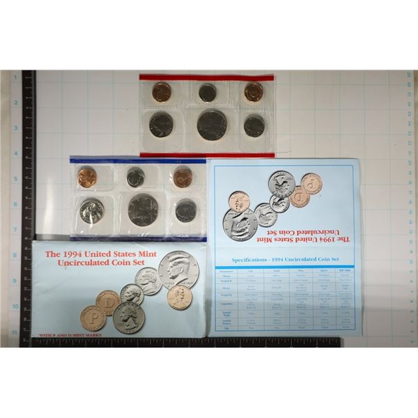 1994 US MINT SET (UNC) P/D (WITH ENVELOPE)